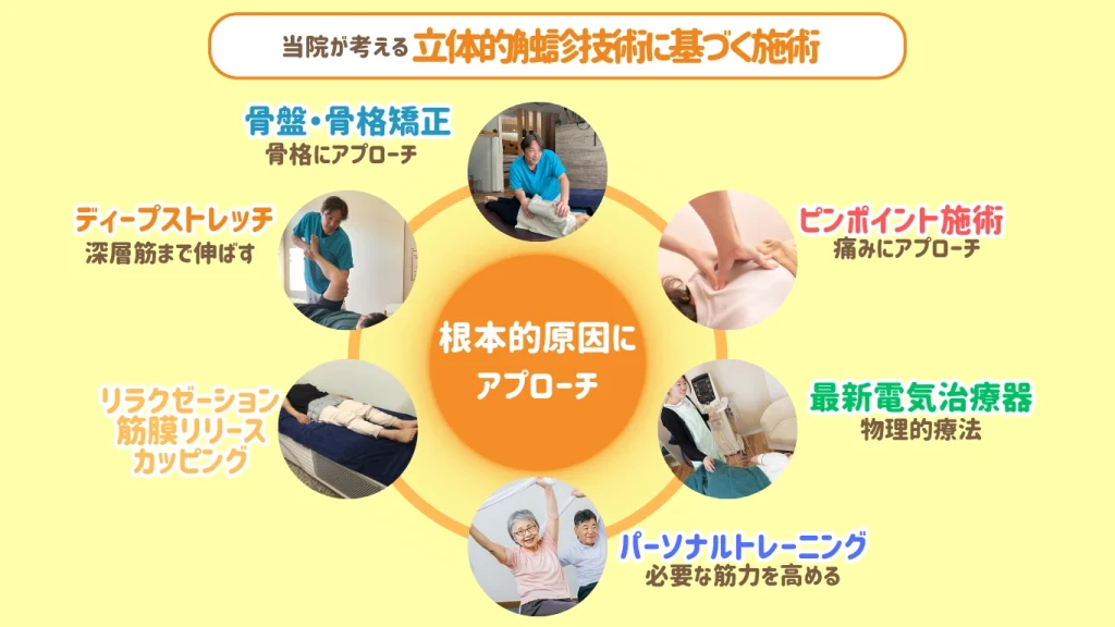 立体触診技術から施術