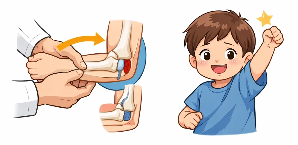 肘内障整復画像