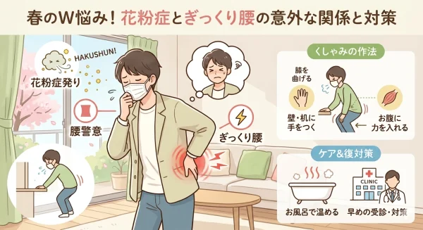 花粉症とギックリ腰